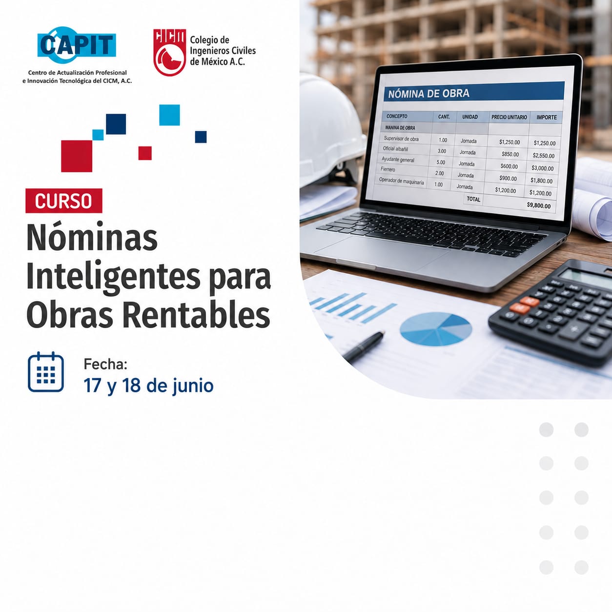 NOMINAS INTELIGENTES PARA OBRAS RENTABLES