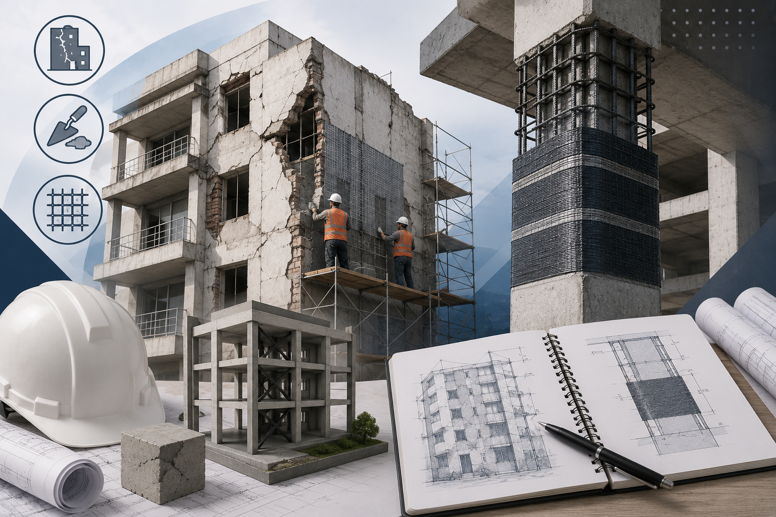Rehabilitación Estructural de Edificios Dañados